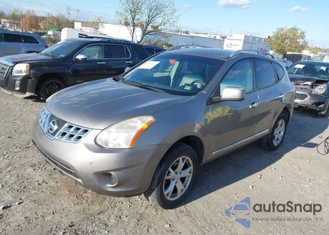 2011 Nissan Rogue Sv из США, поврежденный, VIN JN8AS5MV8BW670966